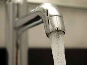 soft water coming out of a faucet